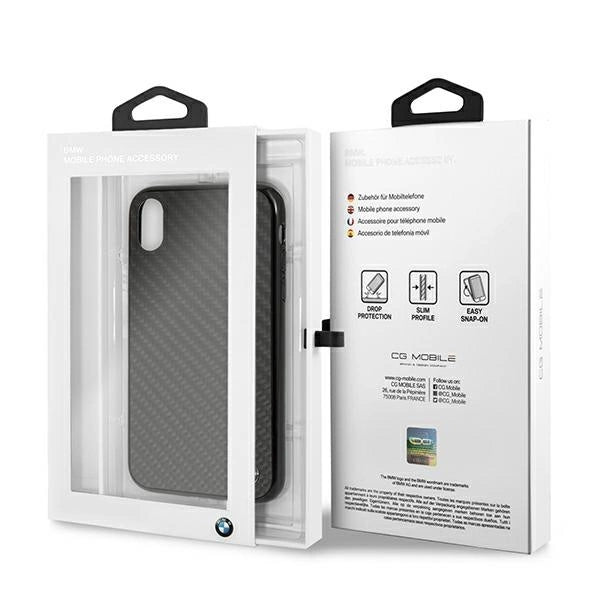 BMW Siganture Carbon iPhone Xr Case - sort