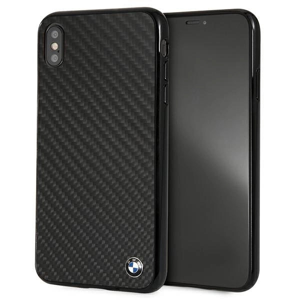 BMW Siganture Carbon Case til iPhone Xs Max - sort