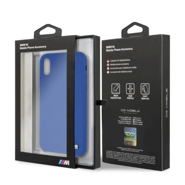 BMW Silicone M Collection iPhone X / Xs Case - Blå