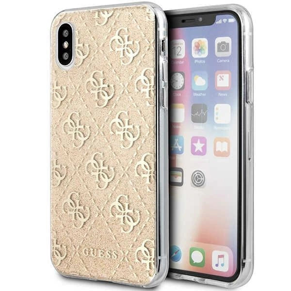 Gæt 4G Glitter iPhone X/Xs Case - Guld
