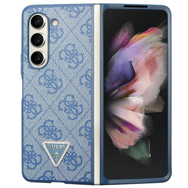 Gæt 4G Triangle Strass Case til Samsung Galaxy Z Fold 5 - Blå