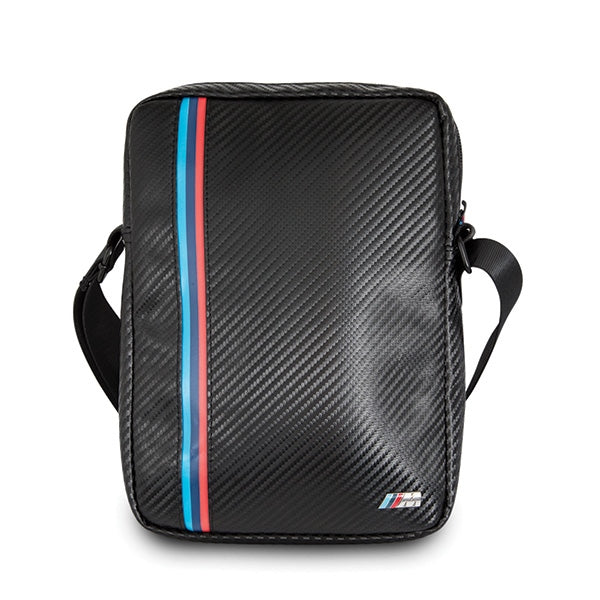 BMW Carbon / Tricolor Stripe 8" Tablet Bag - sort