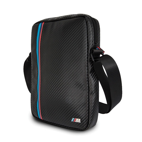 BMW Carbon / Tricolor Stripe 8" Tablet Bag - sort
