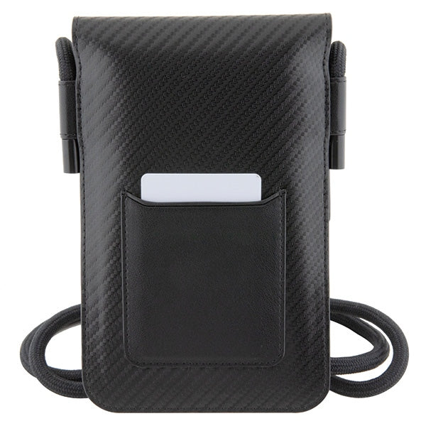 BMW Carbon Tricolor Line Wallet Bag - sort
