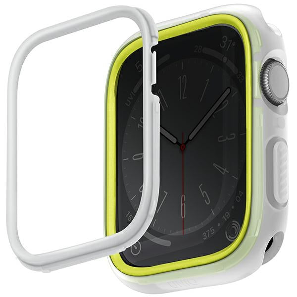 Uniq Moduo Case til Apple Watch 45/44mm Lime-White