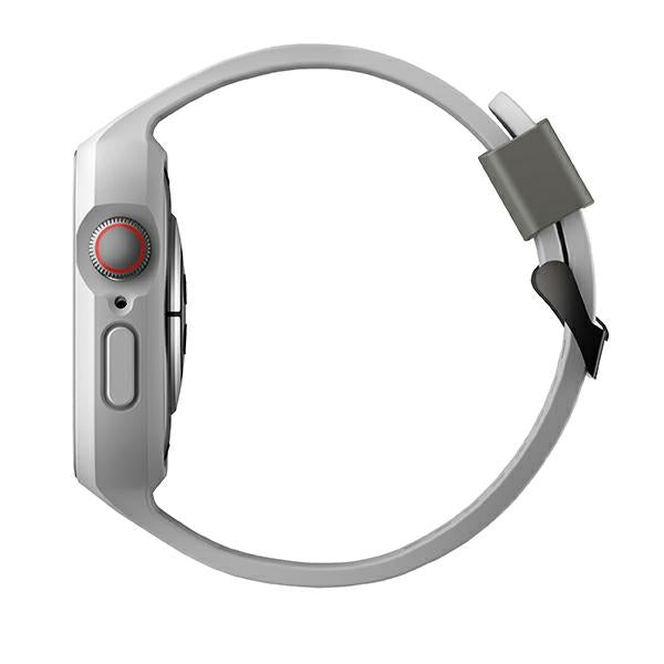 Uniq Monos 2 i 1 Set Strap + Case til Apple Watch 45 / 44 mm - Grå