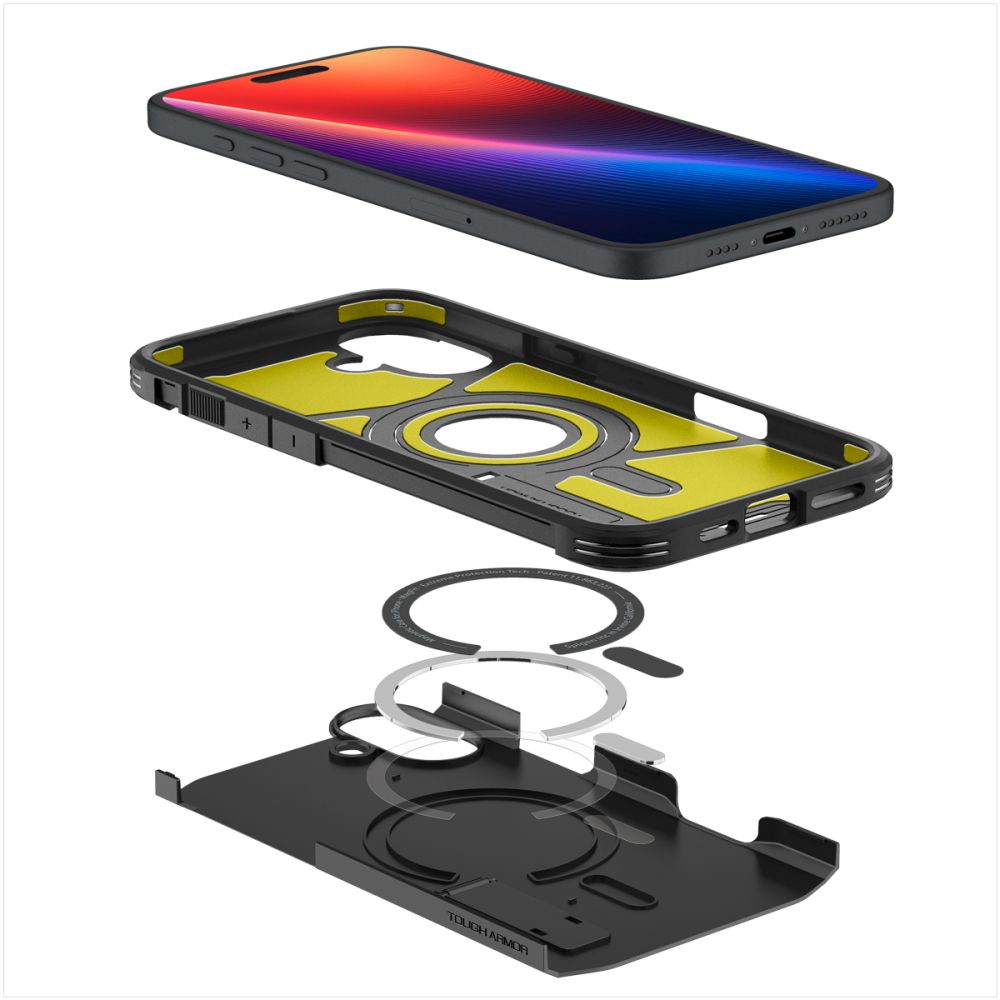 Spigen Tough Armor Magsafe Iphone 16 Sort