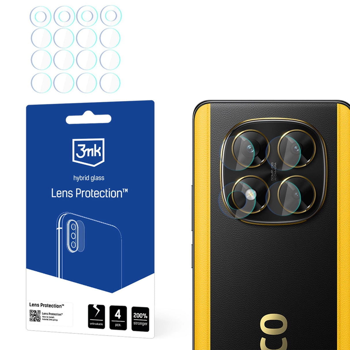 3mk Lens Protection Camera Glass til Xiaomi Poco X7