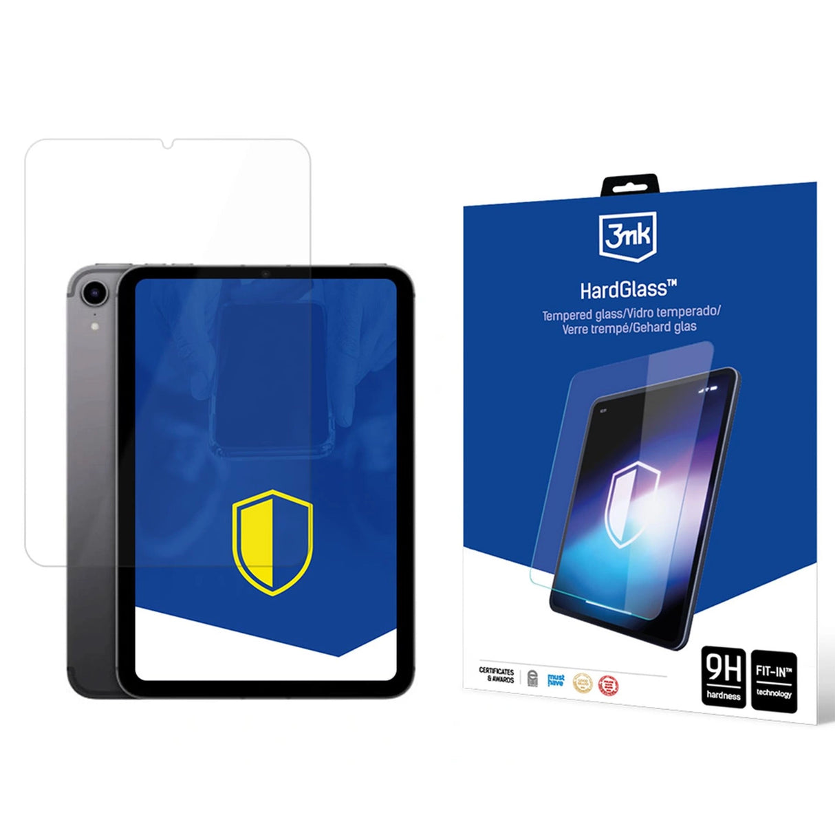 3mk HardGlass hærdet glas til iPad mini 8.3" 2021 (6th gen.) / iPad mini 8.3" 2024 (7th gen.)