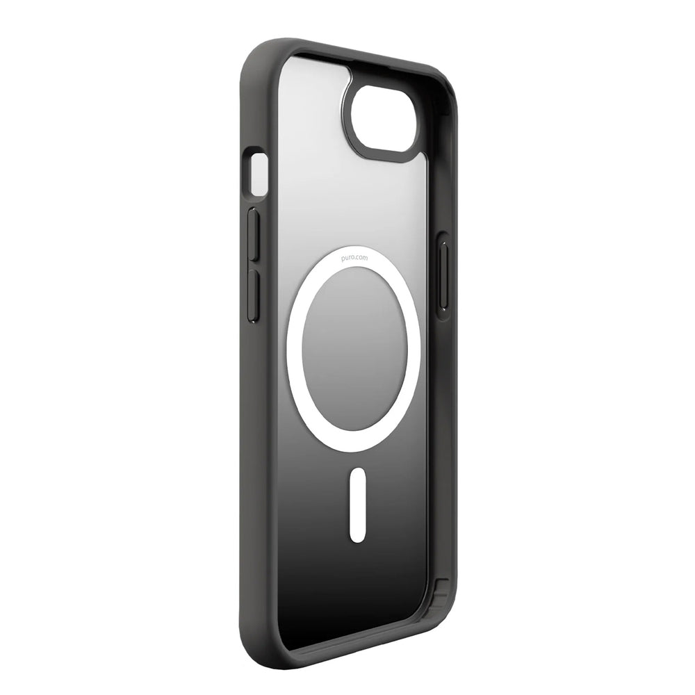 Puro Cover in TPU "GRADIENT" with Magsafe and gradient effect for iPhone 16E, black