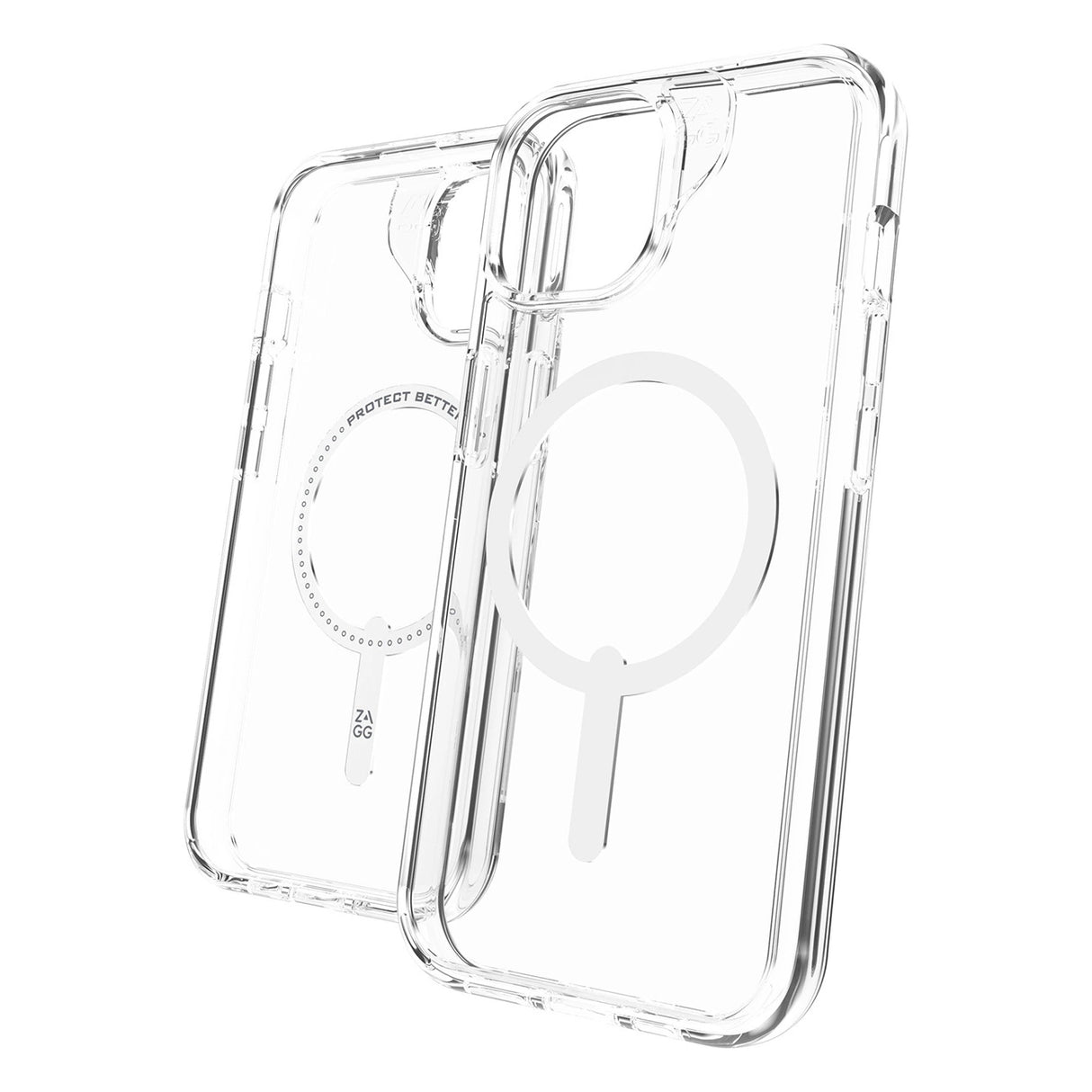 ZAGG Crystal Palace Snap Case til iPhone 16e (2025) / 15 / 14 / 13 - Gennemsigtig