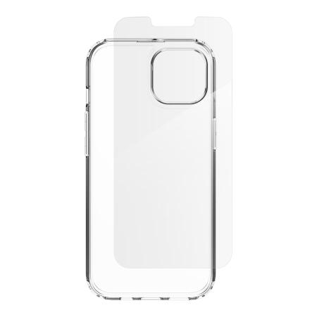 ZAGG IF Defense Bundle Case til iPhone 16e (2025) / 15 / 14 / 13 - Gennemsigtig