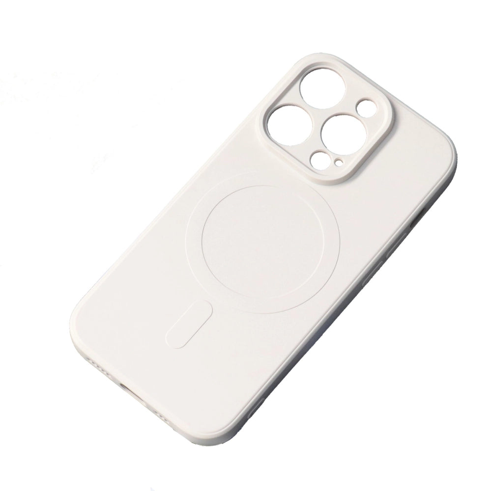 Samsung Galaxy S25 Edge Silicone Case med MagSafe - Beige