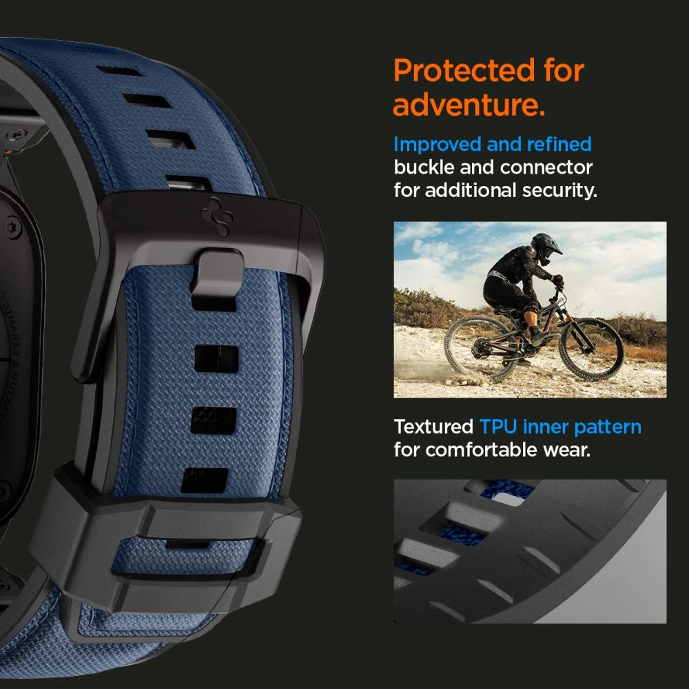 Spigen DuraPro Armor Strap til Apple Watch 44 / 45 / 46 / 49 mm - Navy Blue