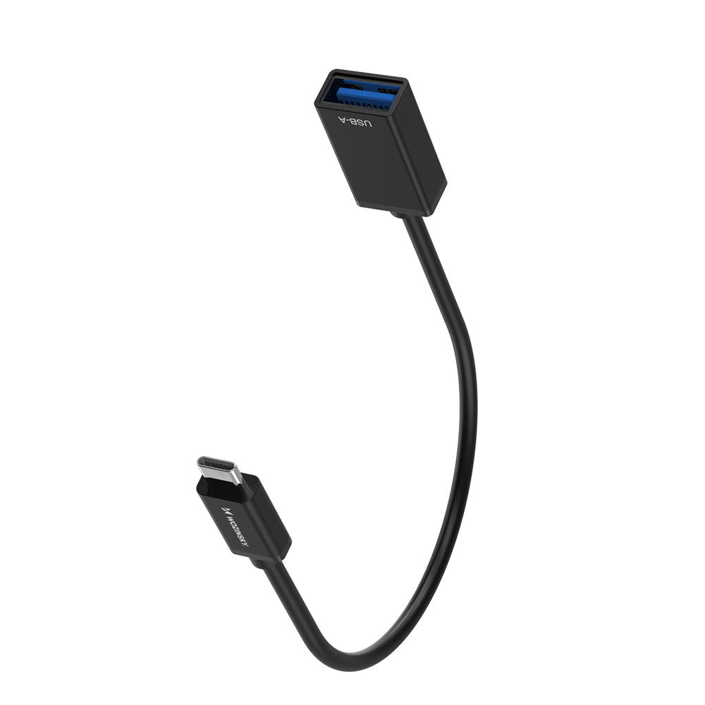 Wozinsky WOTGY1S USB-C 3.0 (mandlig) - USB-A 3.0 (kvindelig) OTG-adapter - sort