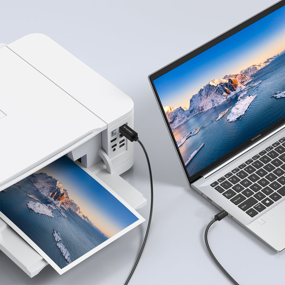 Wozinsky WKDDY2S USB-B - USB-C Kabel 2m - sort