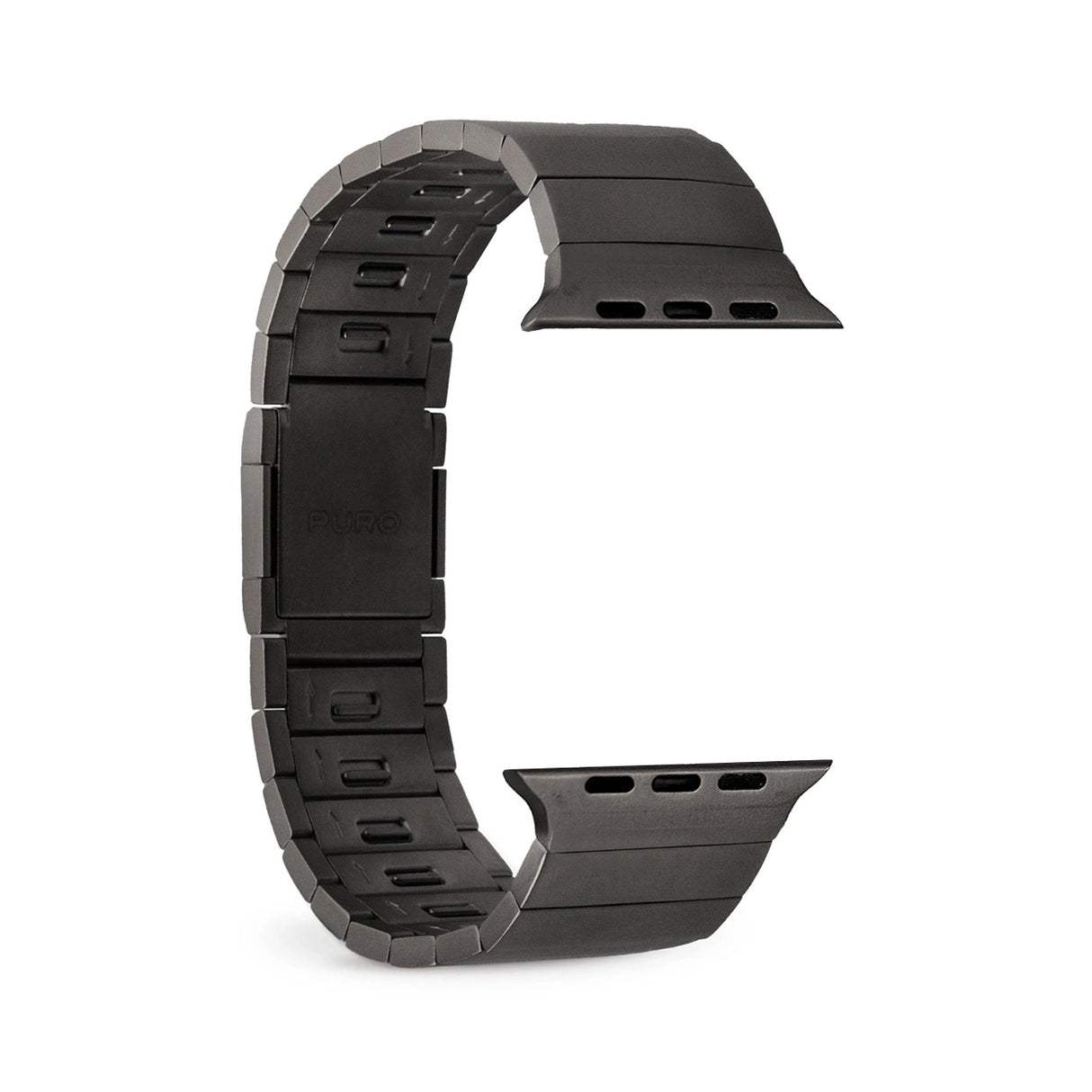 Puro TITAN Rustfrit stål Apple Watch Band 42/44/45/49mm - sort