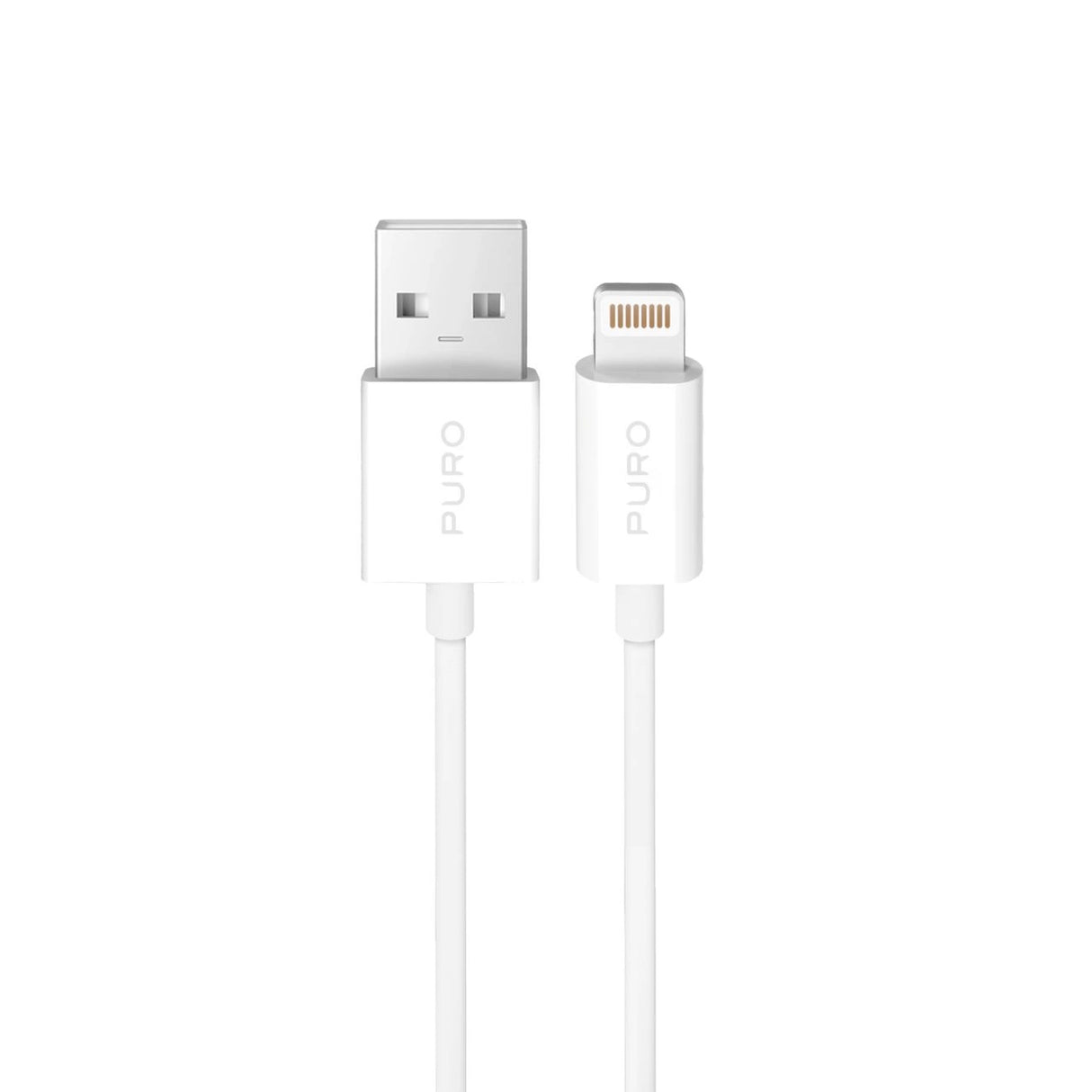 Puro TPE 12W USB-A - Lightning Cable 3m - hvid