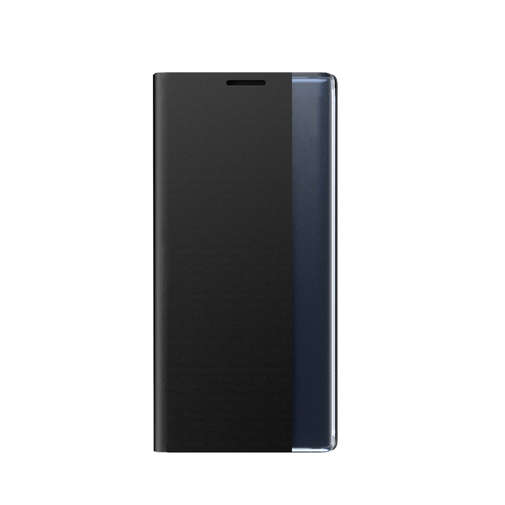 Ny Sleep Case med flap og stand til iPhone 16e / 17e - sort