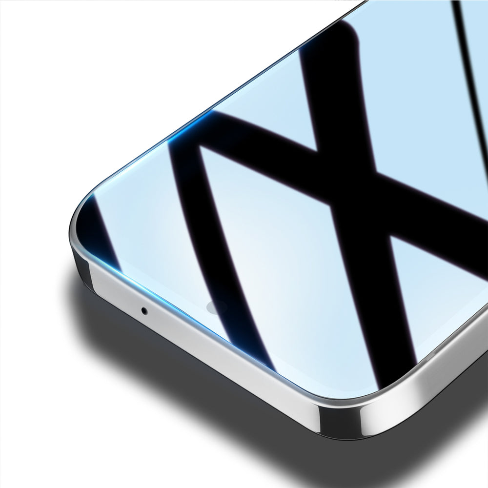 Dux Ducis Privacy tempereret glas til Samsung S25 - sort ramme