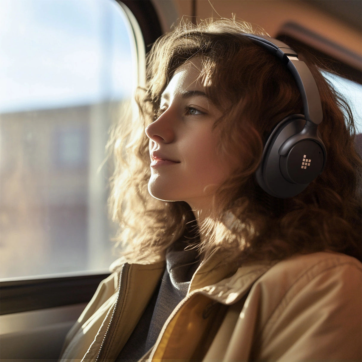 Tronsmart SOUNFII Q20S Hybrid ANC trådløse hovedtelefoner med aktiv støjreduktion - sort