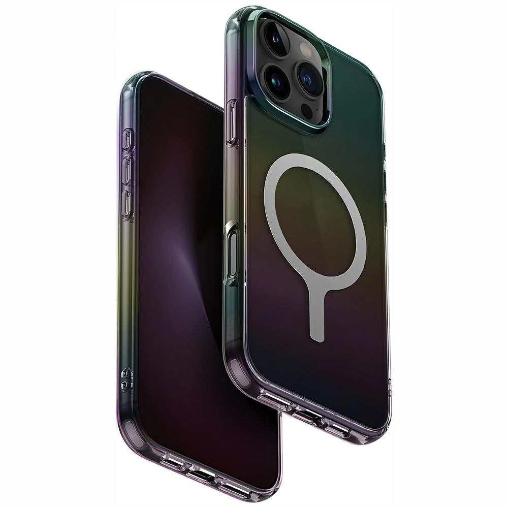 Uniq Iridescia Magclick opladningsfoder til iPhone 16 Pro Max - sort