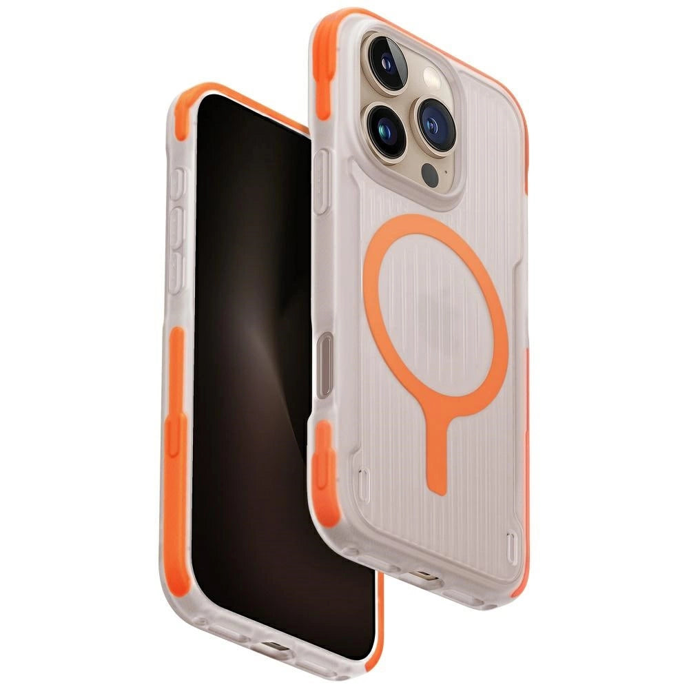 Uniq Combat Active Magclick opladningsfoder til iPhone 16 Pro - Orange