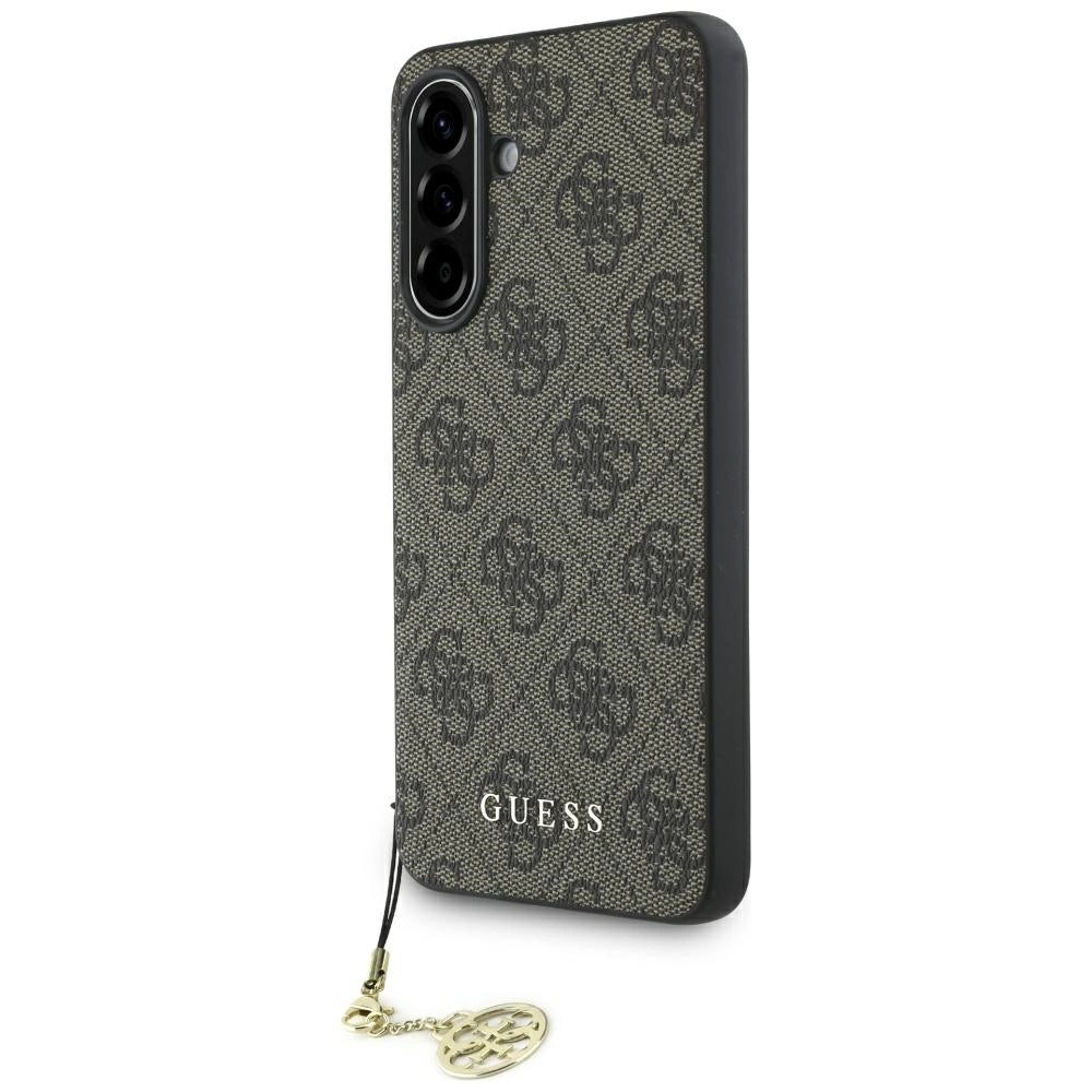 Guess 4G Charms Collection Case til Samsung Galaxy A36 Brunt