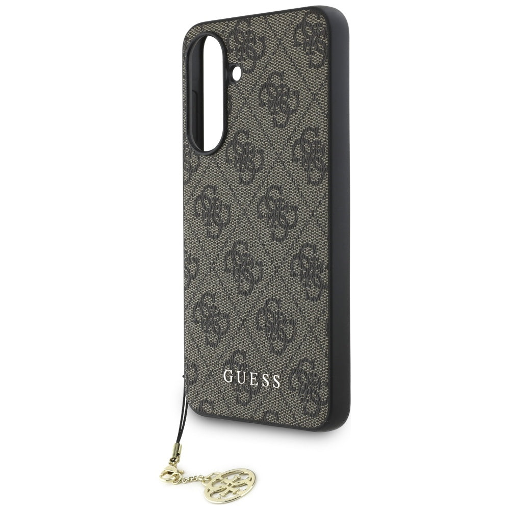 Guess 4G Charms Collection Case til Samsung Galaxy A56 - Brunt