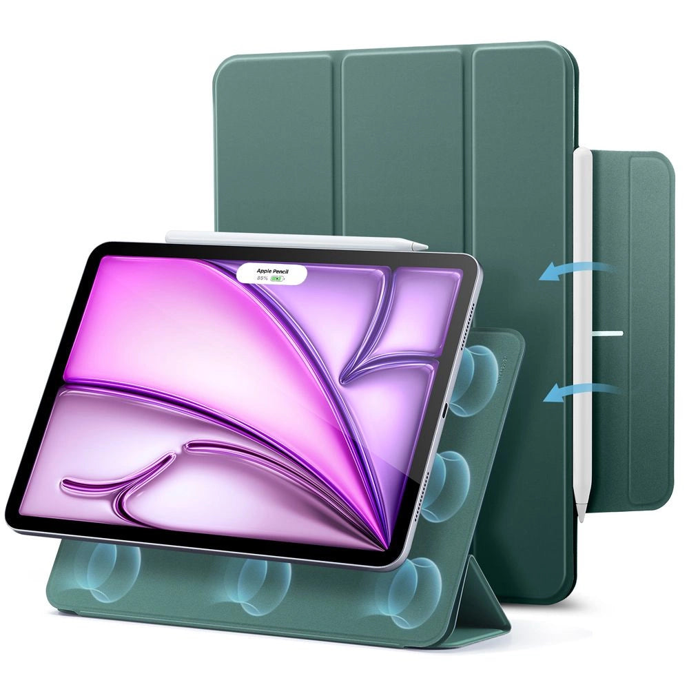 ESR Rebound Magnetisk Case til iPad Pro 12.9 2020 / 2021 / 2022 / iPad Air 13 2024 / 2025 - Grøn