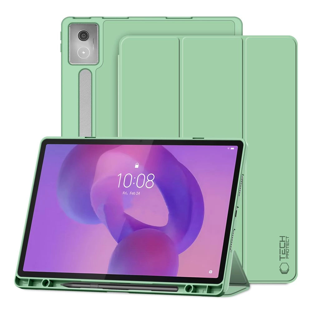 Tech-Protect SC Pen Case til Lenovo Idea Tab Pro / Pro MT 12.7 TB-373 - Grøn