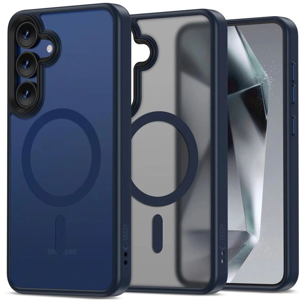 Tech-Protect MagMat MagSafe Case til Samsung Galaxy S25 - Clear Blue