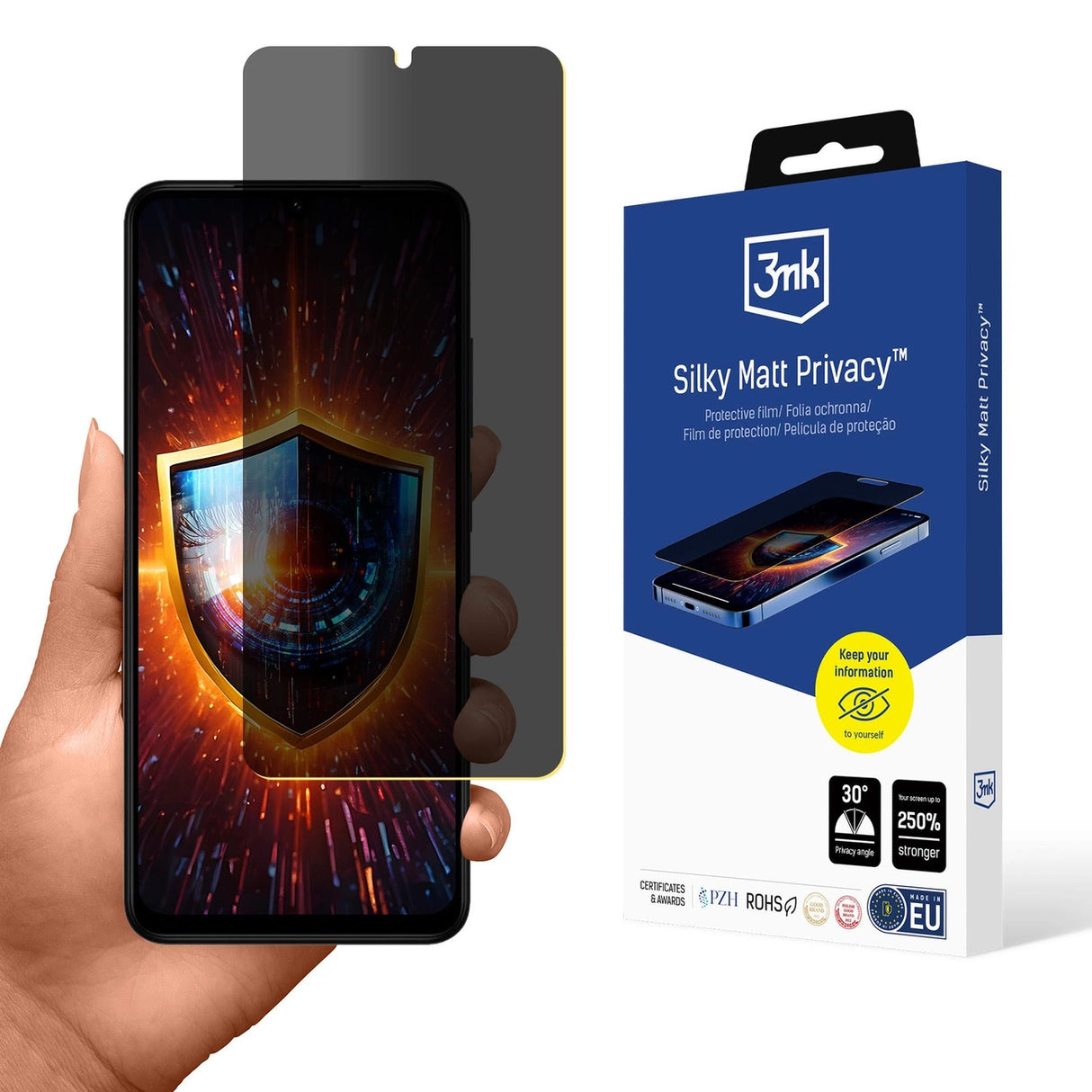 Privacy Screen Protector 3mk Silky Matt Privacy til Xiaomi Redmi A5 4G
