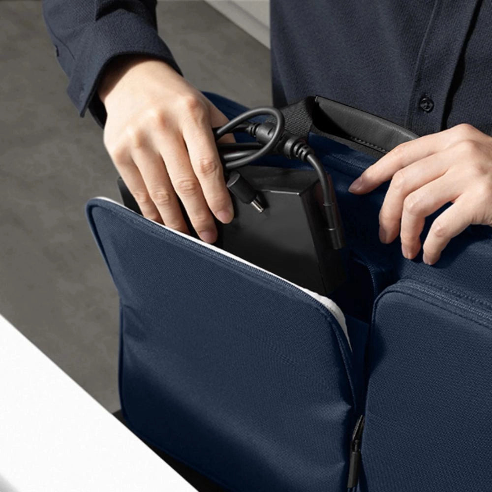 Tech-Protect Defender Bag til 17" Laptop - Navy Blue