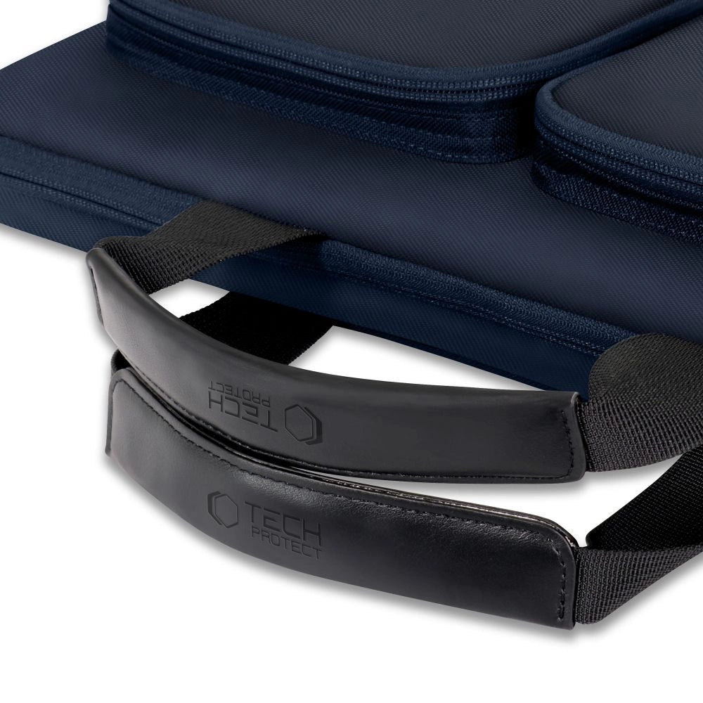 Tech-Protect Defender Bag til 17" Laptop - Navy Blue