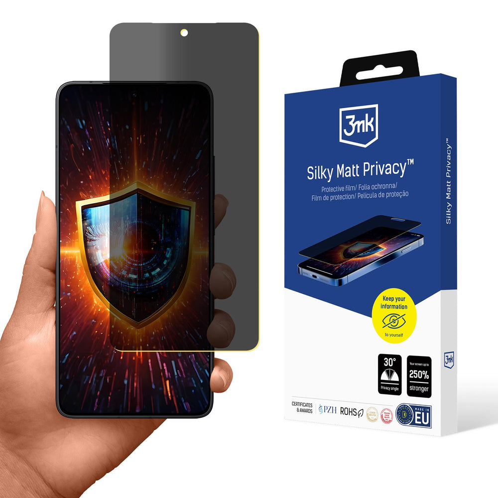 Privacy Screen Protector 3mk Silky Matt Privacy til Xiaomi Poco F7 Pro / Xiaomi Poco F7 Ultra