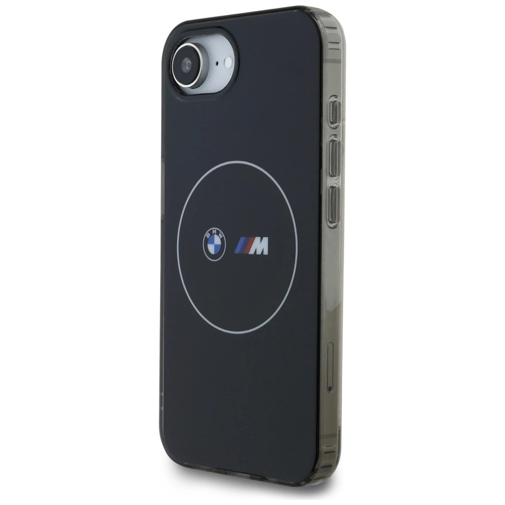 BMW IML Metal White Circle MagSafe iPhone 16e Case - sort