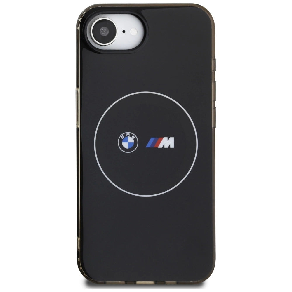 BMW IML Metal White Circle MagSafe iPhone 16e Case - sort