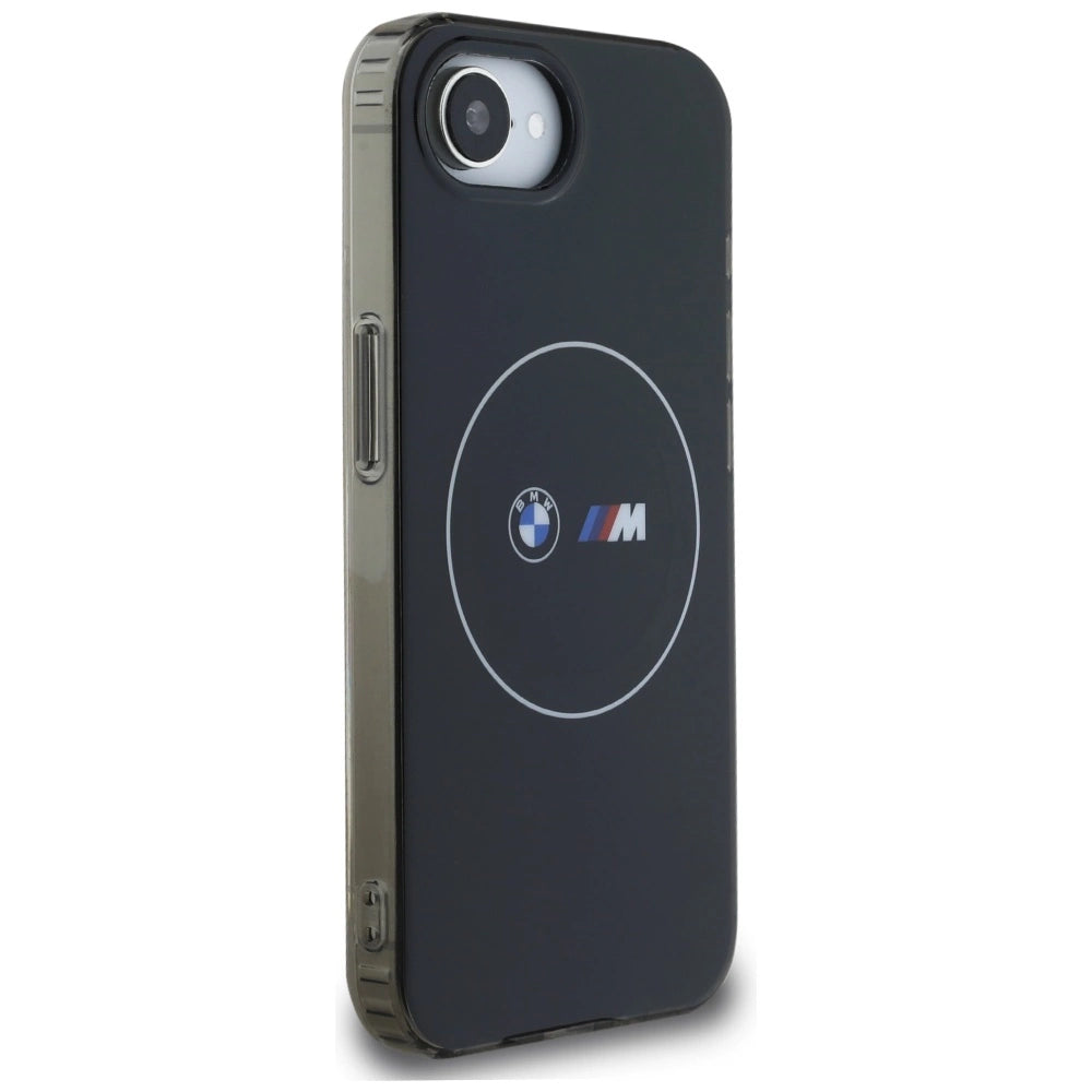 BMW IML Metal White Circle MagSafe iPhone 16e Case - sort