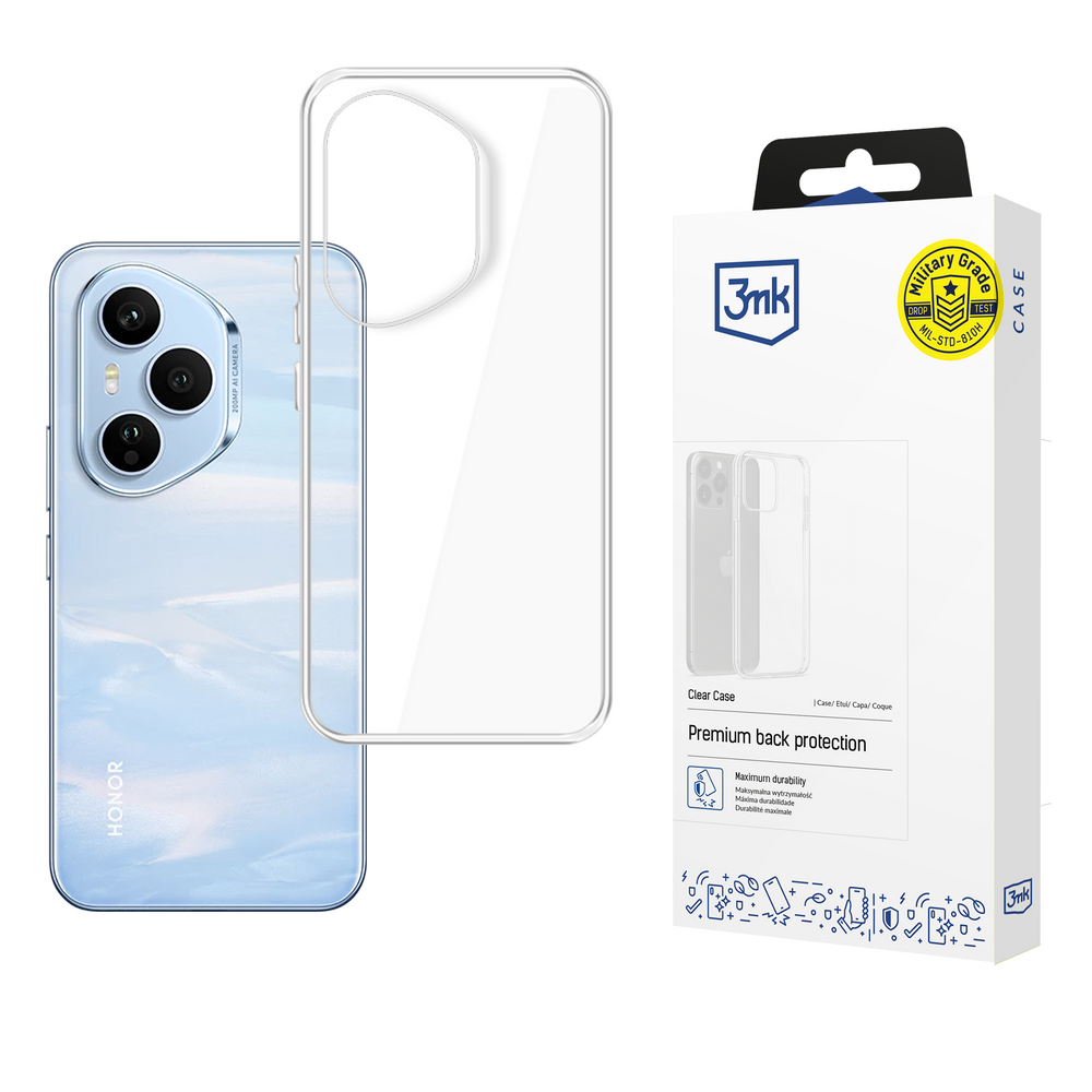 3mk Clear Case til Honor 400 Pro - gennemsigtigt