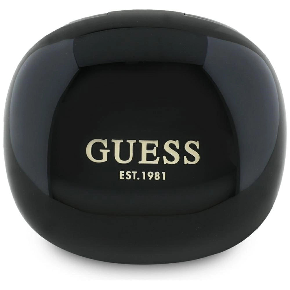 Guess Flat Classic Logo Elektroplateret TWS-hovedtelefoner - sort