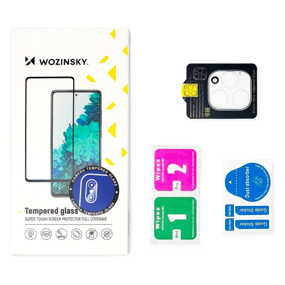 Wozinsky Full Camera Glass til Xiaomi Redmi Note 14 Pro 4G, 2-pakke