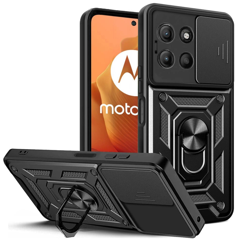 Tech-Protect CamShield Pro Case til Motorola Moto G15 - sort