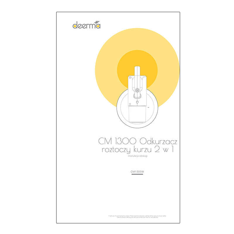 Deerma CM1300 - anti-mite-rengøringsmiddel