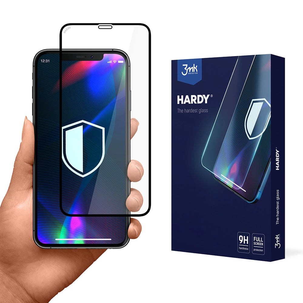 Hårdt glas 3mk Hardy til Apple iPhone X / XS / 11 Pro