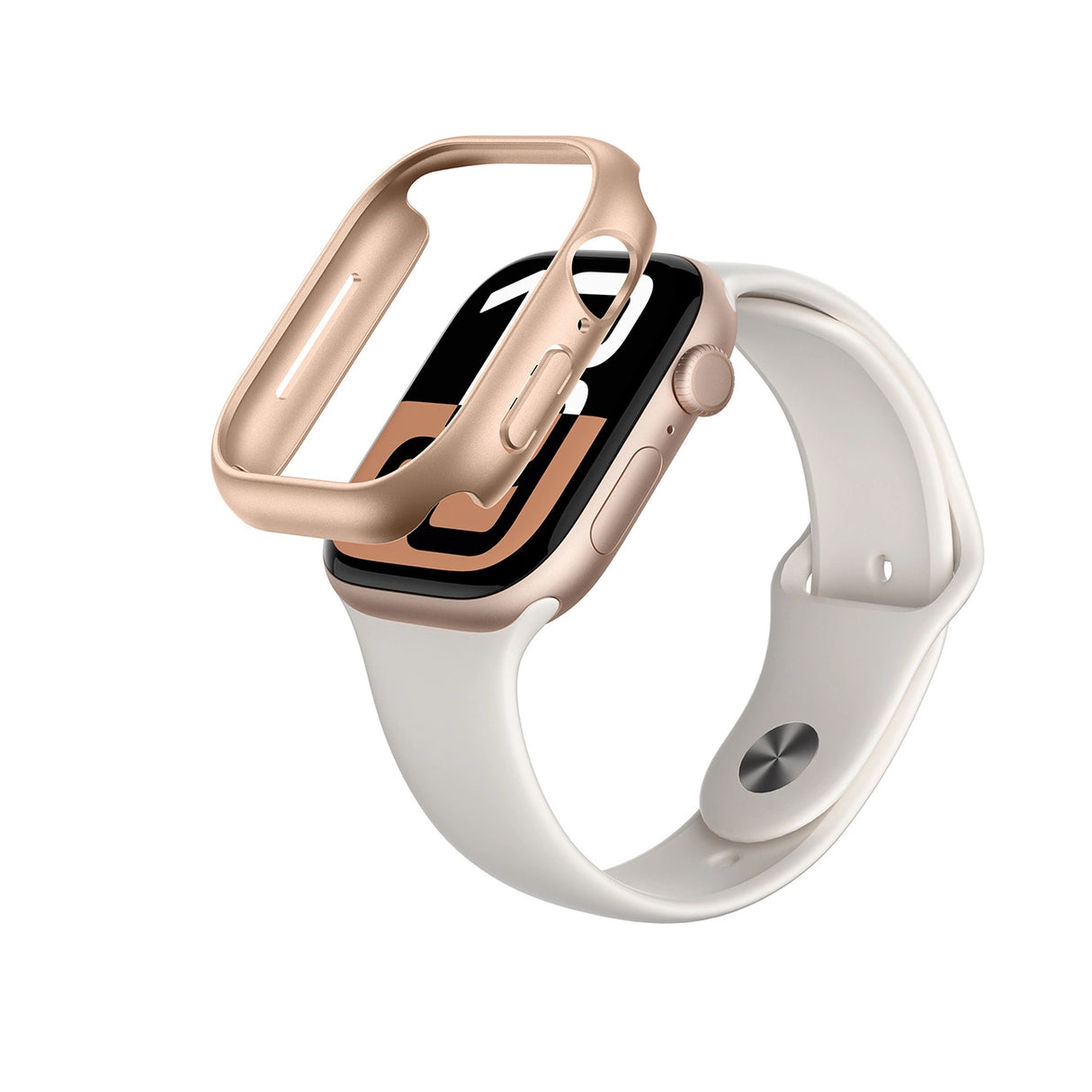 AmazingThing Minimal Case til Apple Watch 46mm Rose Gold