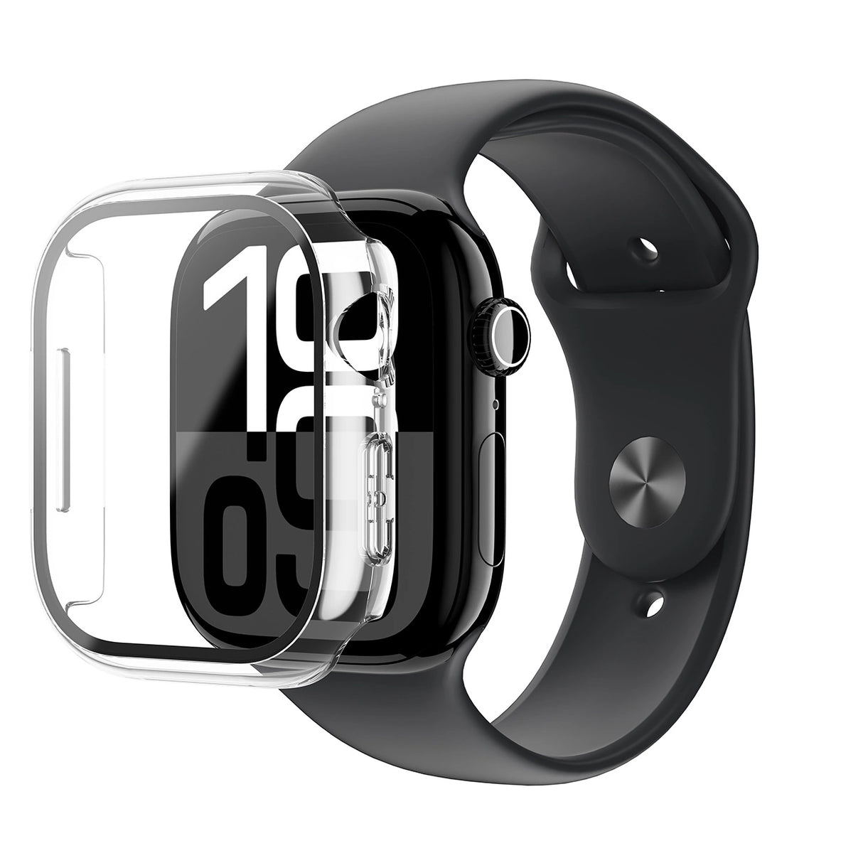 AmazingThing Radix Glass Case til Apple Watch 46mm - Clear