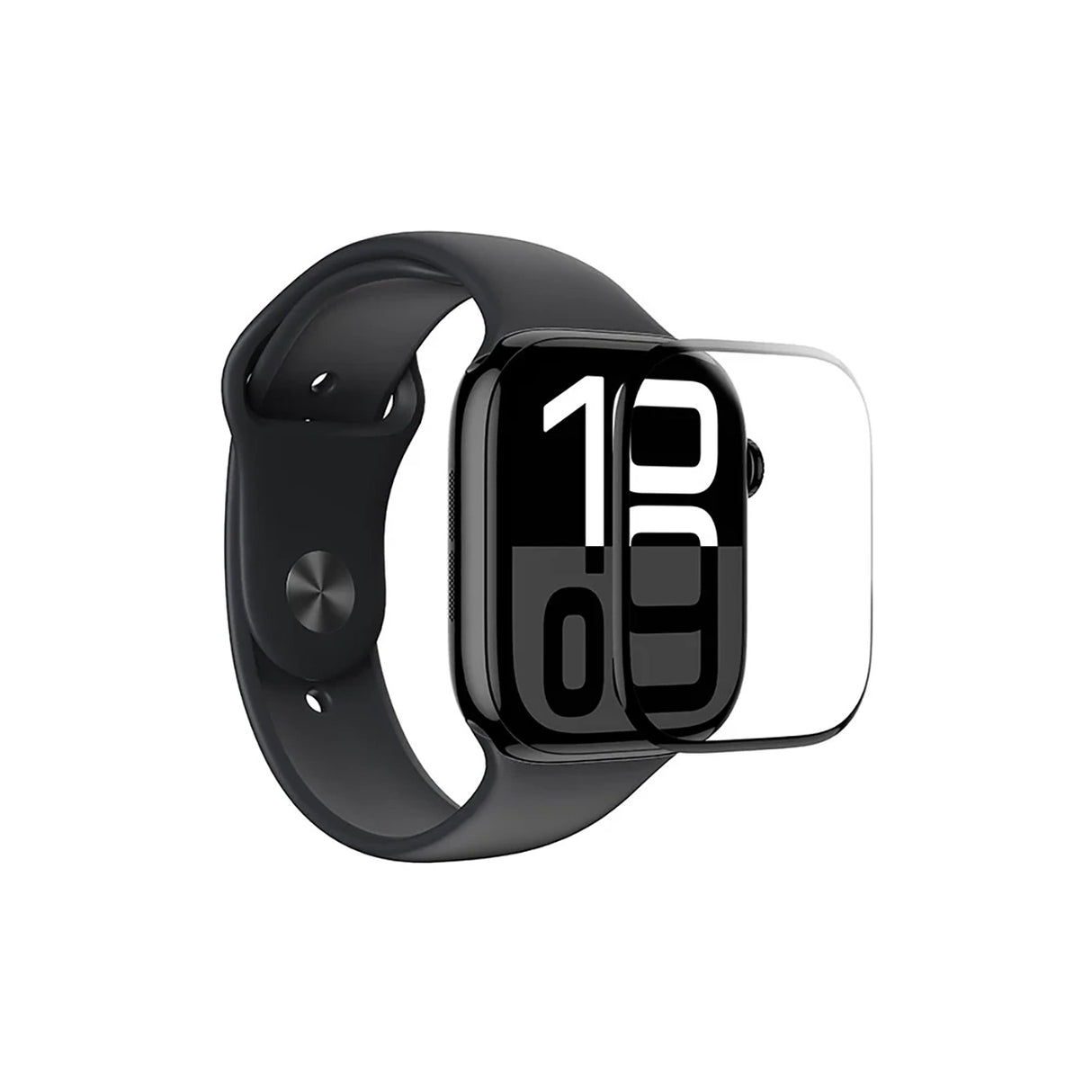 AmazingThing Radix Film beskyttende film med sort ramme til Apple Watch 42mm