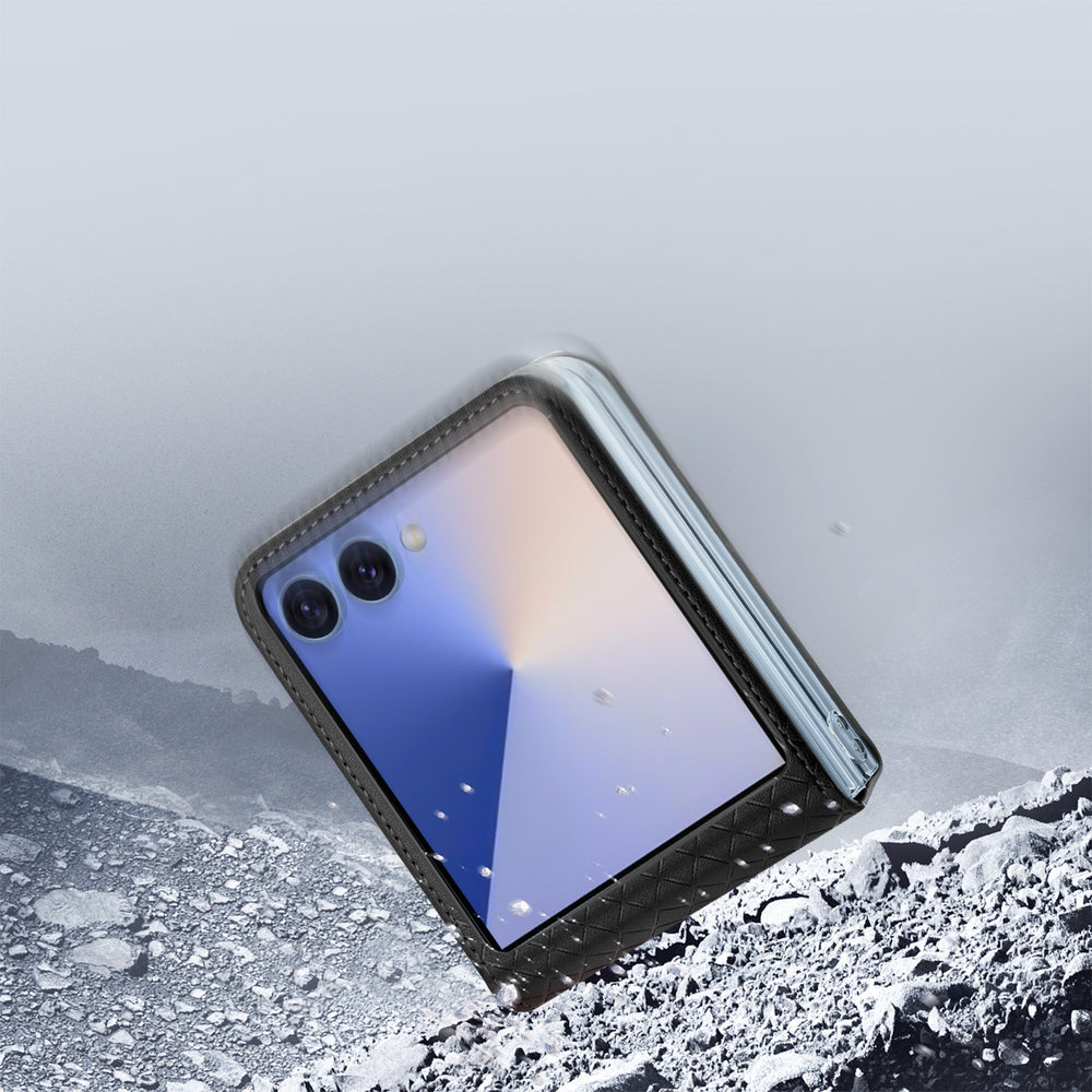 Dux Ducis Bril Case til Samsung Galaxy Z Flip 7 - sort