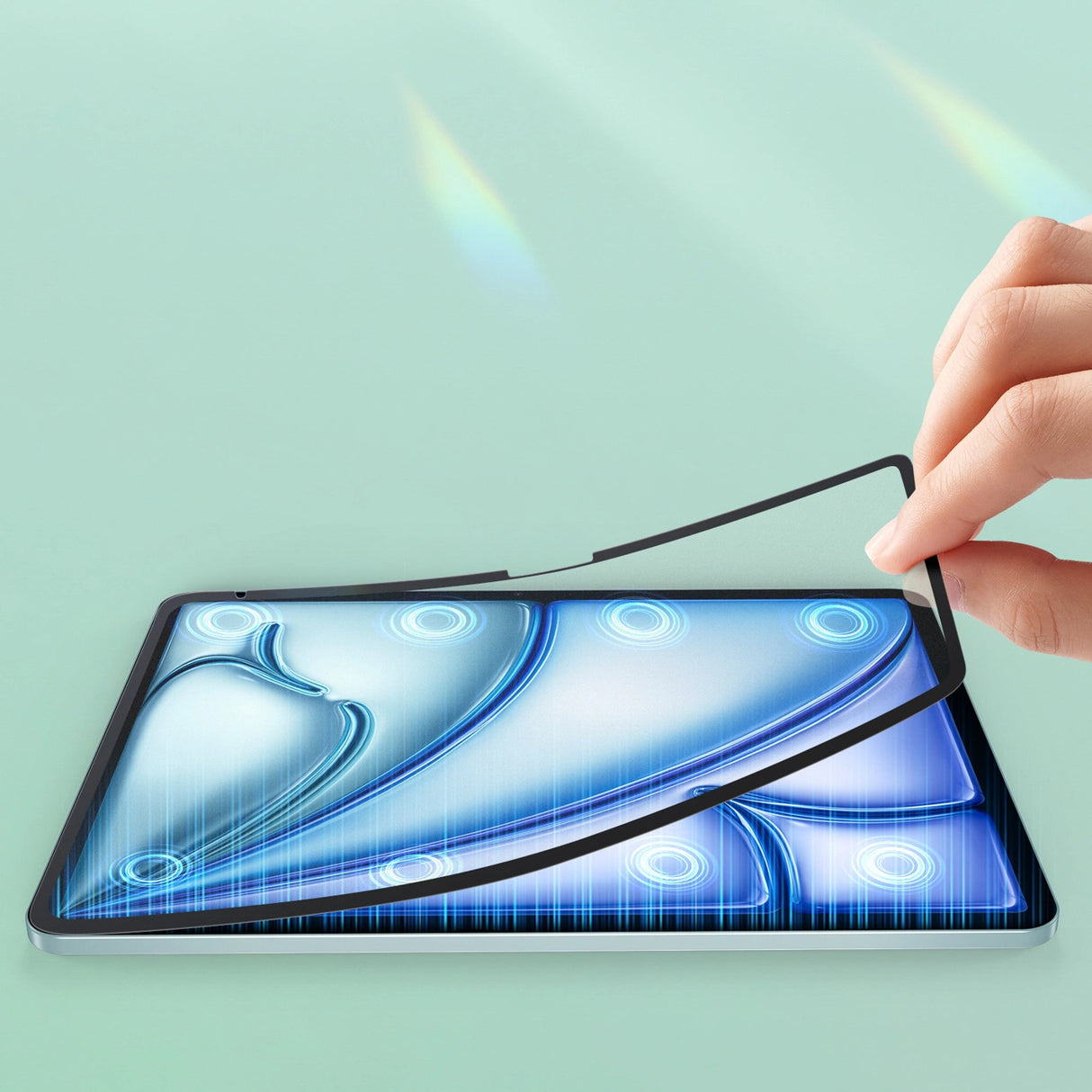 Dux Ducis Naad Paperlike Matte Screen Protector til iPad Air 11" (2024/2025) - med sort ramme